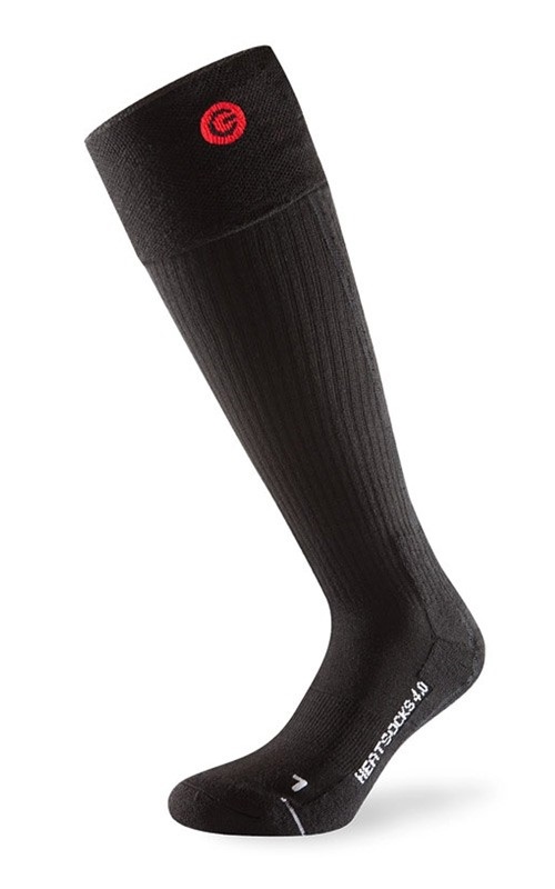 Lenz Heat Sock 4.0 Toe Cap Heizsocken schwarz