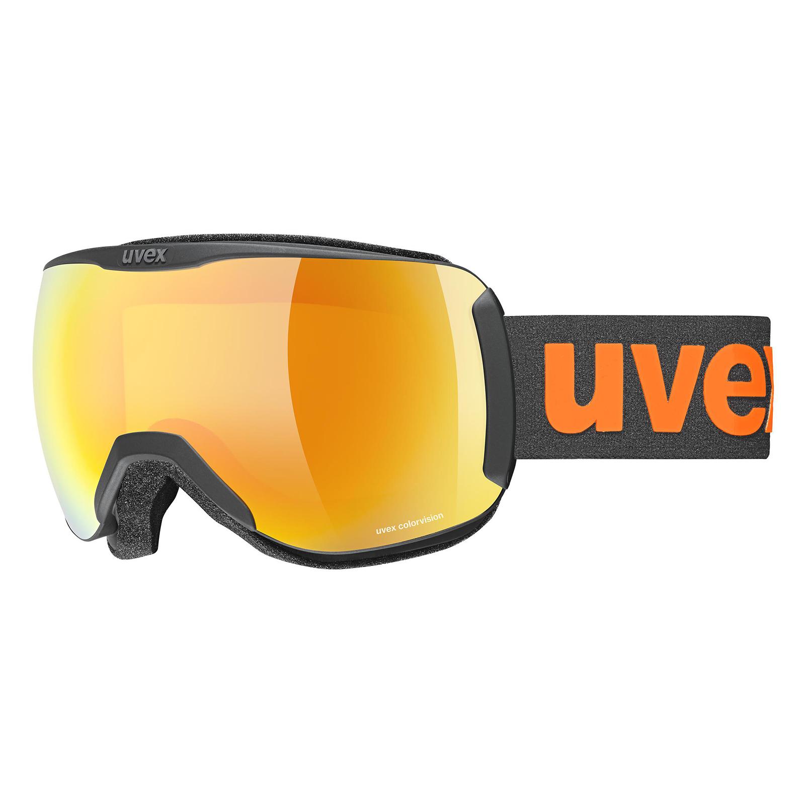 uvex downhill 2100 CV Skibrille schwarz orange