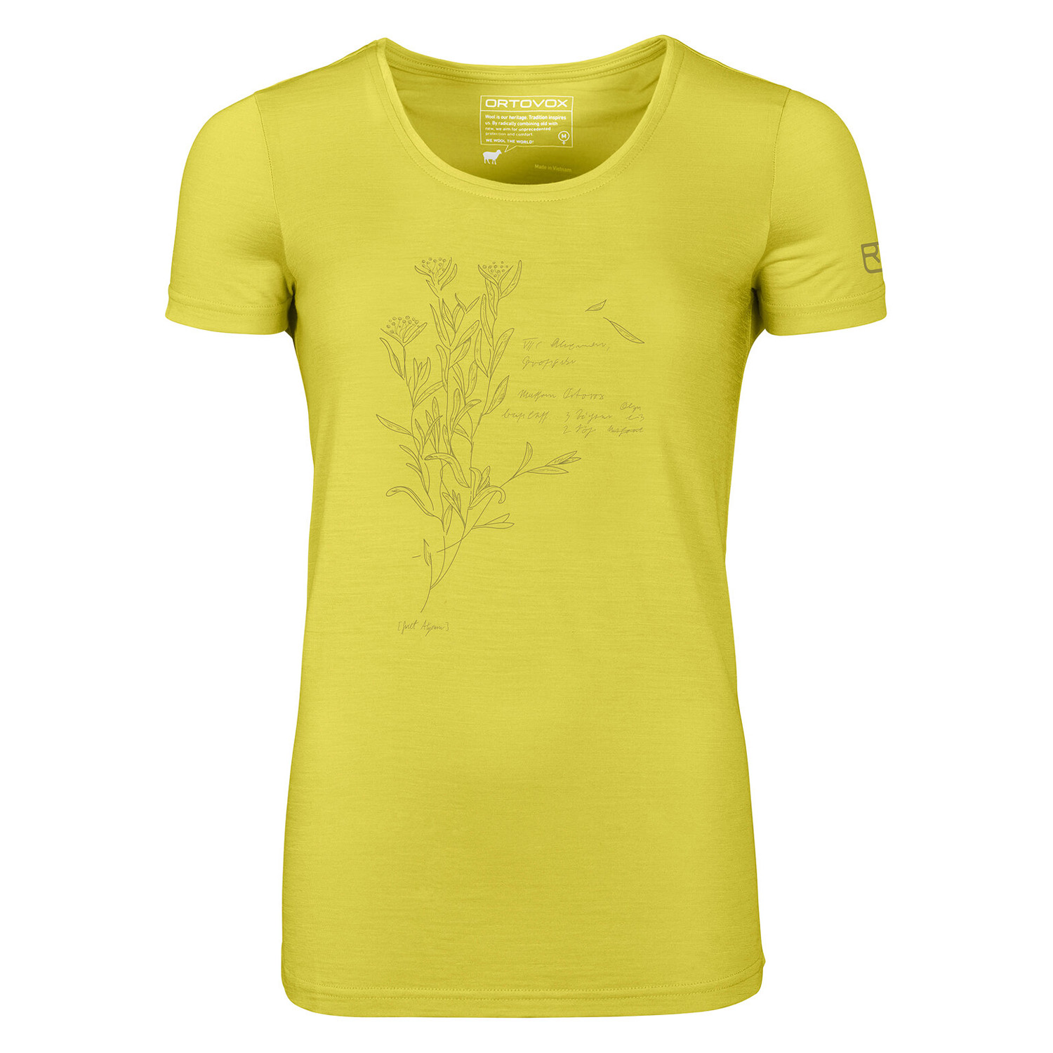 Ortovox 120 Cool Tec Sweet Alison TS W T-Shirt gelb