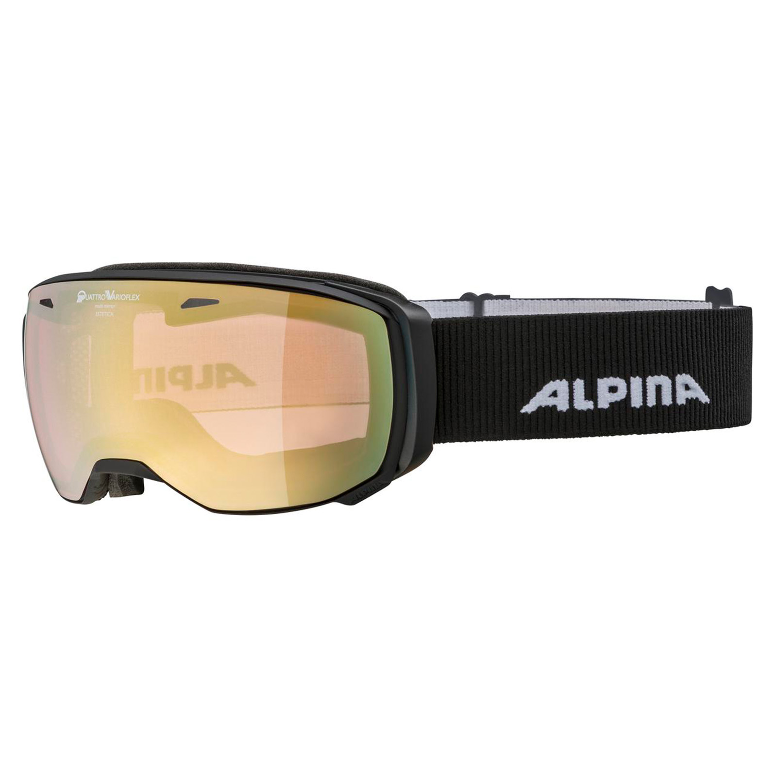 Alpina Estetica QV Skibrille schwarz