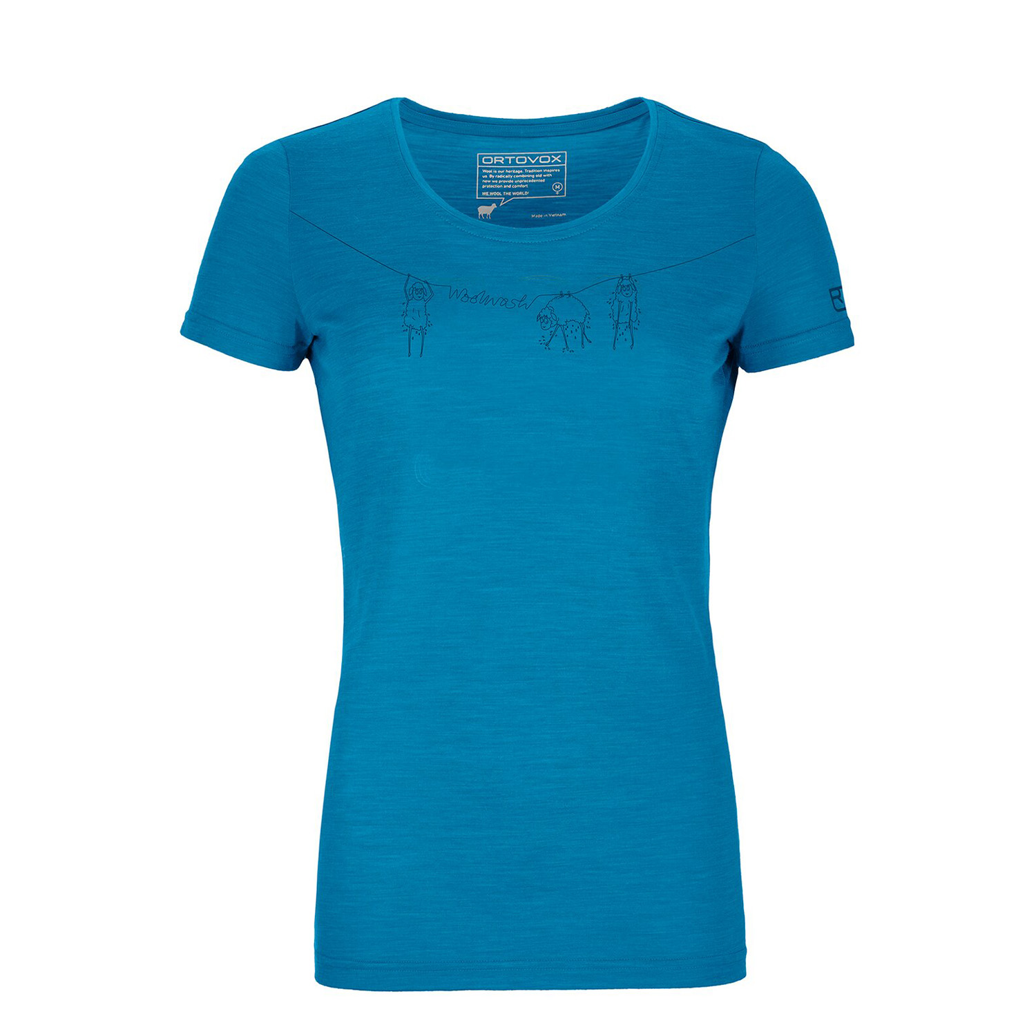 Ortovox 120 Cool Tec Wool Wash TS W T-Shirt blau
